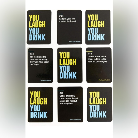 You Laugh You Drink The Drinking Game for People Who Can't Keep a Straight Face - Picture 2 of 6